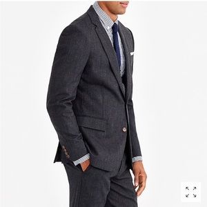 J Crew Factory Thompson Tuxedo Suit Jacket with Double Vent Size 42R 06443 Black J Crew Factory Thompson Tuxedo Suit Jacket with Double Vent Size 42R 06443 Black